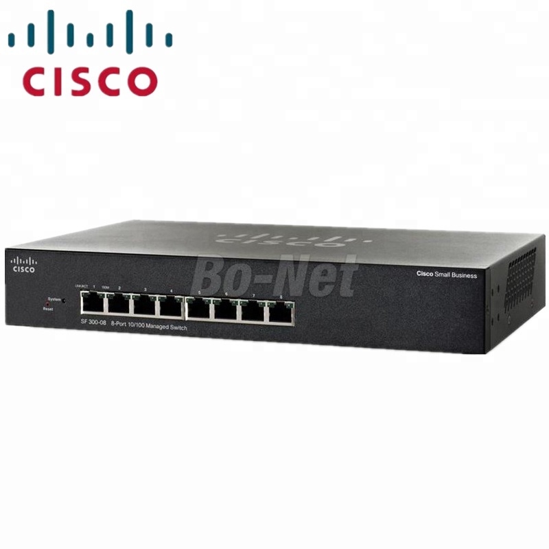 SF300-08 оригинальный Cisco серверов 100% коммутатор малого бизнеса