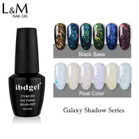 Gel uv soak-off, vernis à ongles, effet d'ombre de galaxie, étanche, chine
