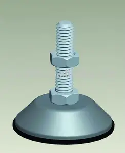 Steel Bolt With Rubber Base Leveling Feet