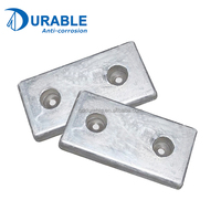 Anode Sacrificale en Alliage de Zinc Argenté Certifiée ISO/DNV 99,5% pour la Prévention de la Corrosion dans les Piscines d'Eau Salée – Durable