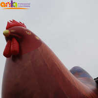 Modelo de animal inflable gigante de alta calidad, decoración de pollo inflable para exteriores