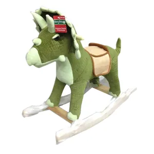 2020 hot sales plush rocking animals in dinosaur shape