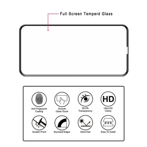 Película de cristal templado de <span class=keywords><strong>la</strong></span> pantalla completa 9 h para iPhone x pantalla - Product Image 6