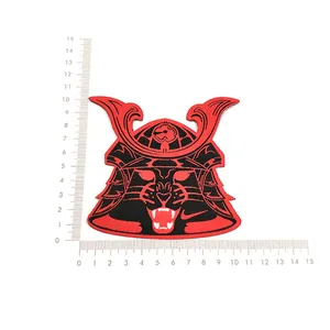 High Quality Custom Heat Seal Woven Patch Custom Merrow Border Private Design Promotional Woven Patch