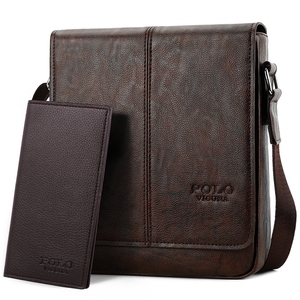 2019 Vicuna Polo New Outlet Men Wholesale Pu <strong>Leather</strong> Casual Bag Business Bag Office <strong>Briefcase</strong> for Men - Product Image 3