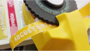 Renkli MoTex etiket yazıcı Mini DIY el dymo için uyumlu 3D kabartma manuel bant manuel daktilo yazı makinesi