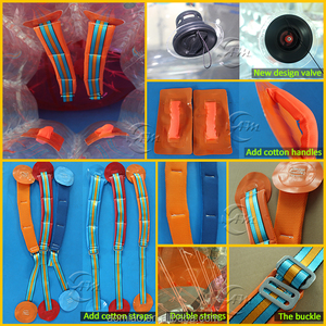 Alta calidad 1.0 0.7mmtpu loco deporte del vientre traje la inflación, bola de la burbuja para el fútbol - Product Image 2