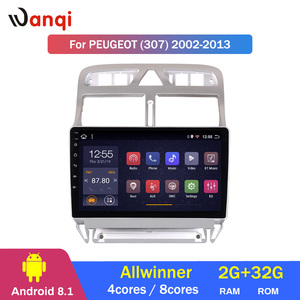 Wanqi 9 Inch 4/8 Lõi Android 9 Xe <span class=keywords><strong>DVD</strong></span> Đa Phương Tiện Máy Nghe Nhạc Đài Phát Thanh Video Stereo <span class=keywords><strong>GPS</strong></span> Navi Hệ Thống Âm Thanh Cho Peugeot <span class=keywords><strong>307</strong></span> 2004-2013 - Product Image 2