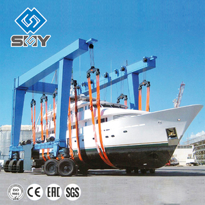 Grue à portique à pneus <span class=keywords><strong>en</strong></span> caoutchouc de 120 tonnes pour port, grue de levage de bateaux, élévateur de 25 tonnes avec un bon prix - Product Image 1