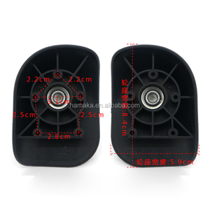 Valigia Sacchetto di Riparazione Parti Spinner Ruote Girevoli Ruote Accessori 360 di Ricambio Ruote Bagaglio - Product Image 4