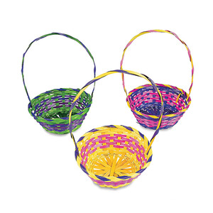 China Supplier Wholesale 2018 Handmade <strong>Easter</strong> <strong>Gift</strong> Bamboo <strong>Basket</strong>&amp;<strong>Easter</strong> Egg <strong>Basket</strong> for Children <strong>Gift</strong> - Product Image 2