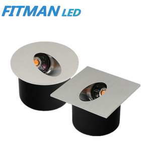 Square/Round Aluminum LED <strong>Corner</strong> <strong>Wall</strong> <strong>Light</strong>,Recessed LED <strong>Wall</strong> <strong>Light</strong> for Porch, Pathway, Step Stair - Product Image 5