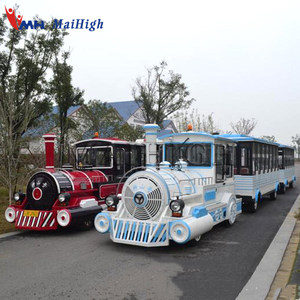 Train électrique sans rails à prix avantageux pour les attractions de plein air, <span class=keywords><strong>2</strong></span> wagons, 40 places - Product Image 2