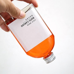 Trong Kho 100Ml <span class=keywords><strong>200Ml</strong></span> 250Ml 350Ml Chai Thủy Tinh Phẳng Chai Rượu Vang Với Nắp Vặn Kim Loại - Product Image 3