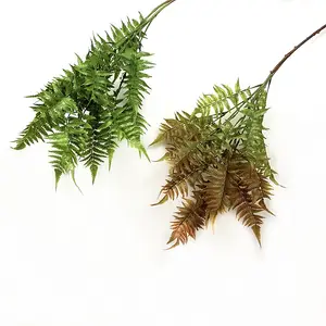 Hot Sale Sweet Lovely Asparagus Fern Artificial Plastic Green Grass Leaves Plant Flower Home Office Decoration