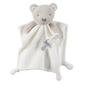 Jouets en peluche pour bébé, couverture en peluche pour bébé, doudou avec ours en peluche - Product Image 2