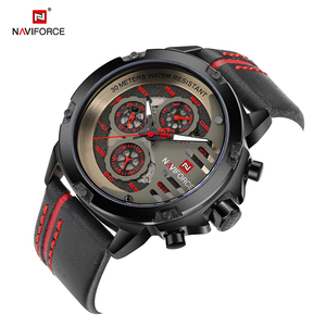 <span class=keywords><strong>นาฬิกา</strong></span>ข้อมือ<span class=keywords><strong>ผู้ชาย</strong></span> <span class=keywords><strong>NAVIFORCE</strong></span> 9110 สายหนังแท้ <span class=keywords><strong>นาฬิกา</strong></span>สปอร์ต <span class=keywords><strong>นาฬิกา</strong></span>ควอตซ์<span class=keywords><strong>ผู้ชาย</strong></span> Relogio Masculino Saat - Product Image 6