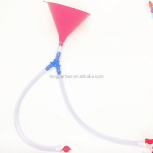 อุปกรณ์เกมดื่มเบียร์ ชุดกรวยคู่พร้อมวาล์วปรับอัตราการไหลแบบใหม่ - Product Image 4