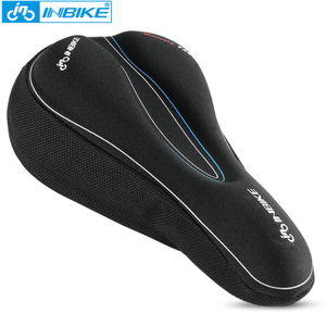 Inbike bike silla <span class=keywords><strong>MTB</strong></span> bicicleta asiento amortiguador de espuma de memoria 2 modos Lycra y tela de malla Accesorios - Product Image 3