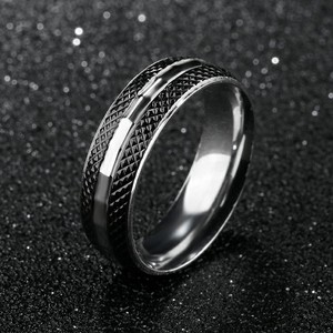Marlary Man Jewelry Manufacturer Wholesale Steel Cheap Polishing Stainless Steel Finger <strong>Ring</strong> for <strong>Dad</strong> - Product Image 2