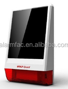 Sistema de alarma de seguridad de sirena estroboscópica solar de seguridad grande al aire libre - Product Image 3