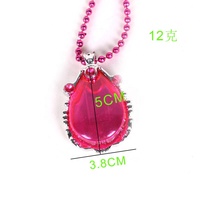 Collier de perles connectées rose style boîte creuse, bijoux fantaisie pour petite princesse, idéal pour les déguisements et les décorations de fête