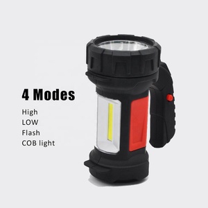 Trébol Super brillante <span class=keywords><strong>de</strong></span> proyector portátil versátil Luz <span class=keywords><strong>de</strong></span> camping al aire libre 4 * AA baterías 3W COB led lámpara - Product Image 3