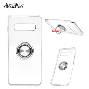 для <span class=keywords><strong>Samsung</strong></span> S10 плюс J4 J6 <span class=keywords><strong>J7</strong></span> PRIME 2018 360 градусов вращающийся кольцевой держатель подставки бампер из материала TPU чехол