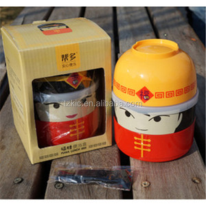 En plastique à 2 niveaux <span class=keywords><strong>MOMOTARO</strong></span> KOKESHI BOÎTE À BENTO - Product Image 4