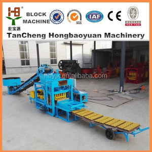 <span class=keywords><strong>Hollow</strong></span> máy khối để bán trong <span class=keywords><strong>cebu</strong></span> QTJ4-25 tự động lát máy làm gạch - Product Image 1