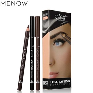 Vente flash 3 couleurs Crayons à <span class=keywords><strong>sourcils</strong></span> imperméables longue durée de la marque MENOW Faciles à porter - Product Image 1