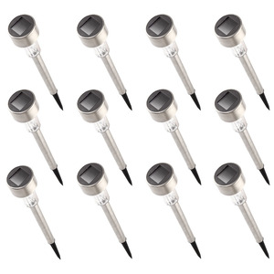Hot Saling Landscape Pathway <strong>Lights</strong> Stainless Steel-10 Pack <strong>Outdoor</strong> LED <strong>Solar</strong> Garden <strong>Light</strong> - Product Image 6