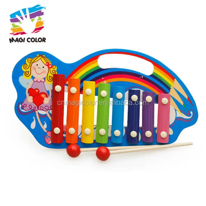 Wooden Toy Music Wholesale High Quality Wooden Mini Piano Xylophone Toy For Toddler's Music Learning W07C064