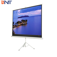 Grand écran de projection portable de 100 pouces avec trépied