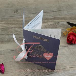 Inviti Matrimoniali Speciali a Forma di Passaporto Stampati con <span class=keywords><strong>Foto</strong></span> - Product Image 6