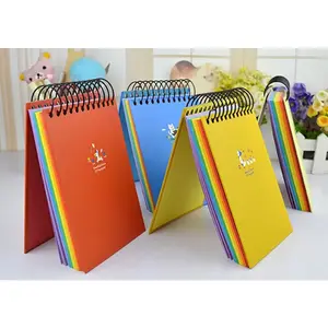 Multicolor Hoge Kwaliteit Spiraal Notebook Met Gekleurd Papier