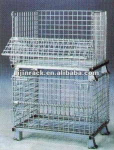 Prix de gros en métal étagère, <span class=keywords><strong>cage</strong></span> de stockage, conteneur de treillis métallique galvanisé - Product Image 2