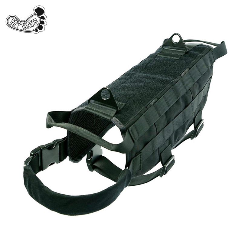 Тактический собака жгут жилет нейлон подготовки военных «Щенячий патруль» жилет куртка с ручкой для средних и крупных собак