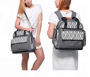 Широкая открытая дизайнерская сумка для подгузников, рюкзаки, детские товары, сумки через плечо для мамы