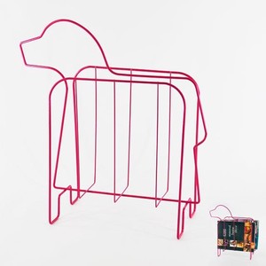 <b>Light</b> Blue Cute Dog Shape Wood Magazine Rack-Office Furniture for Living Room & Bedroom - Product Image 2
