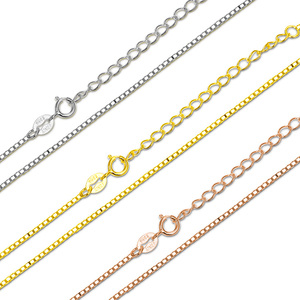 Powholesale toptan gümüş küba zincir takı kadınlar 925 ayar gümüş zincir rulo - Product Image 5