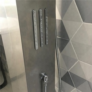 Panel de <span class=keywords><strong>Ducha</strong></span> de <span class=keywords><strong>Acero</strong></span> <span class=keywords><strong>Inoxidable</strong></span> 304 para <span class=keywords><strong>Piscina</strong></span>, Montado en el Suelo, para Exteriores - Product Image 5