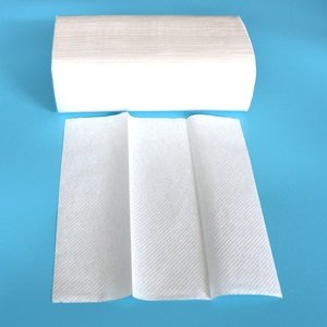 <span class=keywords><strong>Serviette</strong></span> en <span class=keywords><strong>papier</strong></span> jetable écologique, gaufrée, douce, 1 ou 2 plis, pliée en Z, multi-pli, pour séchage des mains - Product Image 2