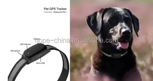 Завод Горячий продавать, Pet GPS Трекер ошейник малый gps животных tracker/кошка системы слежения gps gsm