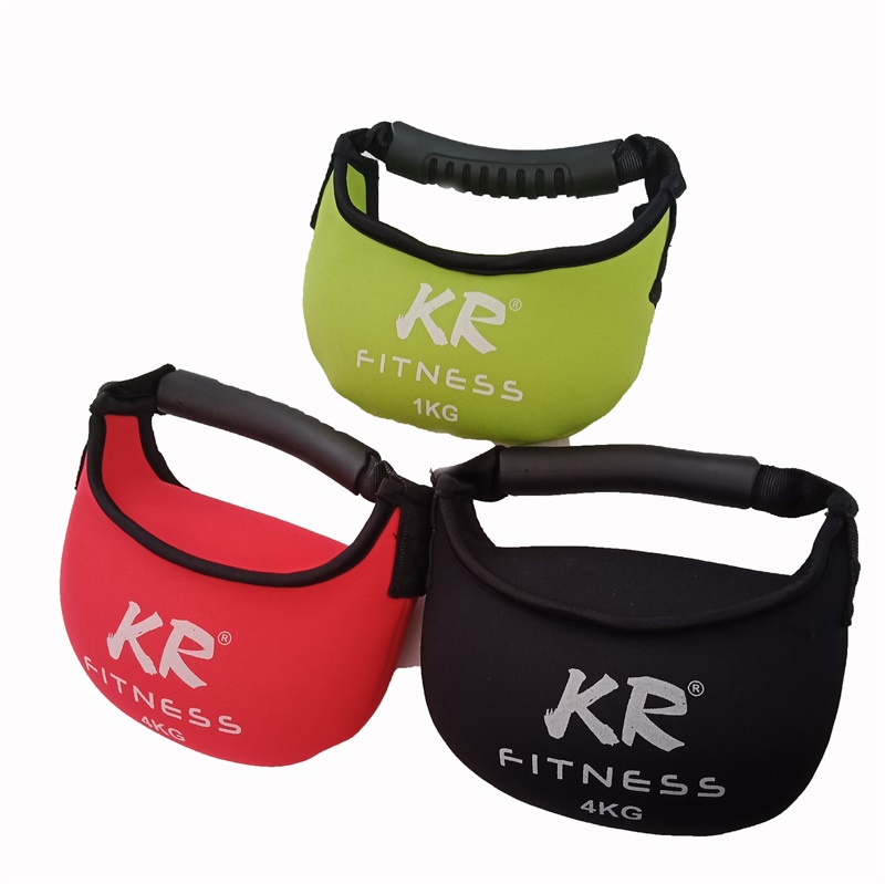 Фитнес песок заполненный Регулируемый мягкий Kettlebell