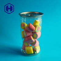 470ml Unique Premium Parfumé Snack Bonbons De Qualité Alimentaire Étanche Sans BPA Boîtes PET avec Couvercle En Aluminium