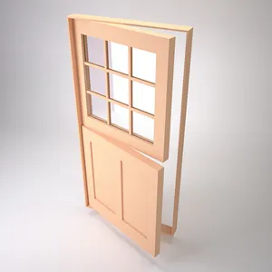Custom hoge kwaliteit massief hout pocket slab deur