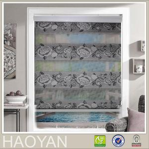 Haoyan <span class=keywords><strong>hermosa</strong></span> cebra patrón rollo hogar ventana cortina jacquard cortina rodante - Product Image 2