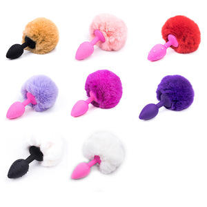 Prodotti per Adulti Gay Plug Anale in Silicone Piccolo con <span class=keywords><strong>Coda</strong></span> di Gatto <span class=keywords><strong>Rosa</strong></span> - Product Image 2