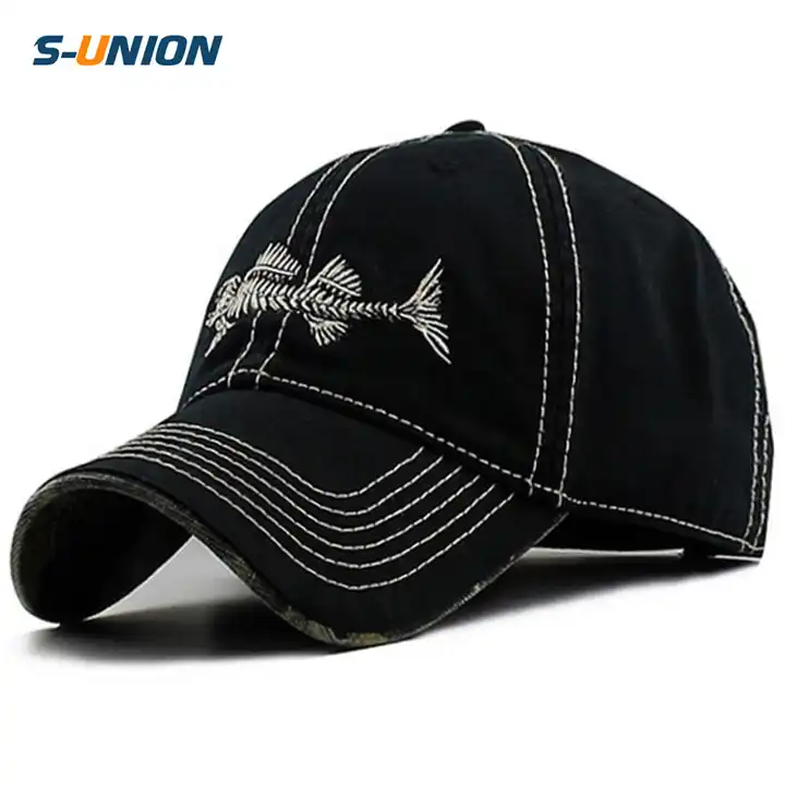 S-UNION 6panels cotton baseball caps embroidery